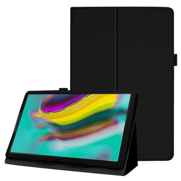 

Чехол-книжка Litchi Leather Case для Samsung Galaxy Tab S5E 10.5 T720 / T725 (Wake / Sleep) Black