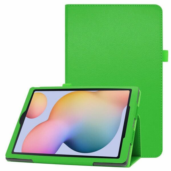 

Чехол-книжка Litchi Leather Case для Samsung Galaxy Tab S6 Lite 10.4 P610 / P615 (Wake / Sleep) Green