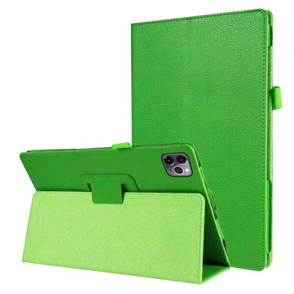 

Чехол-книжка Litchi Leather Case для Apple iPad Pro 11 2018 / 2020 (Wake / Sleep) Green