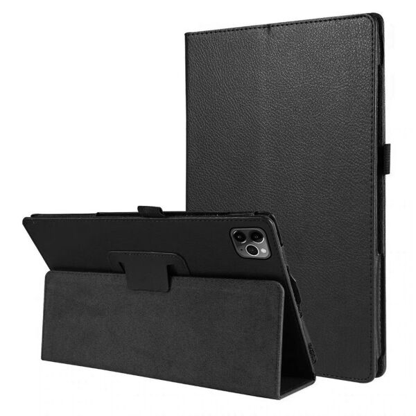 

Чехол-книжка Litchi Leather Case для Apple iPad Pro 11 2018 / 2020 (Wake / Sleep) Black
