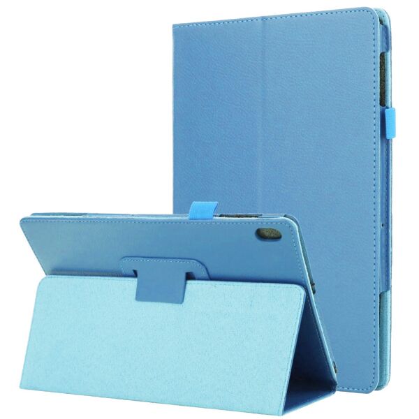 

Чехол-книжка Litchi Leather Case для Apple iPad Pro 12.9 2015 / 2017 (Wake / Sleep) Light Blue