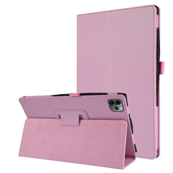 

Чехол-книжка Litchi Leather Case для Apple iPad Pro 11 2018 / 2020 (Wake / Sleep) Light Pink