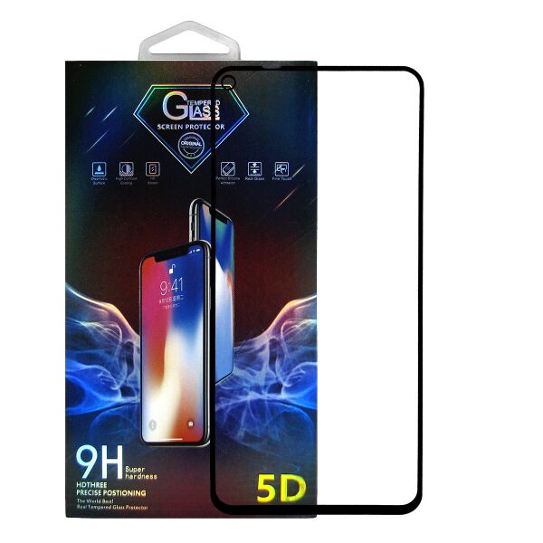 

Защитное стекло Premium Glass 5D Full Glue для Huawei Nova 5T / Honor 20 Black