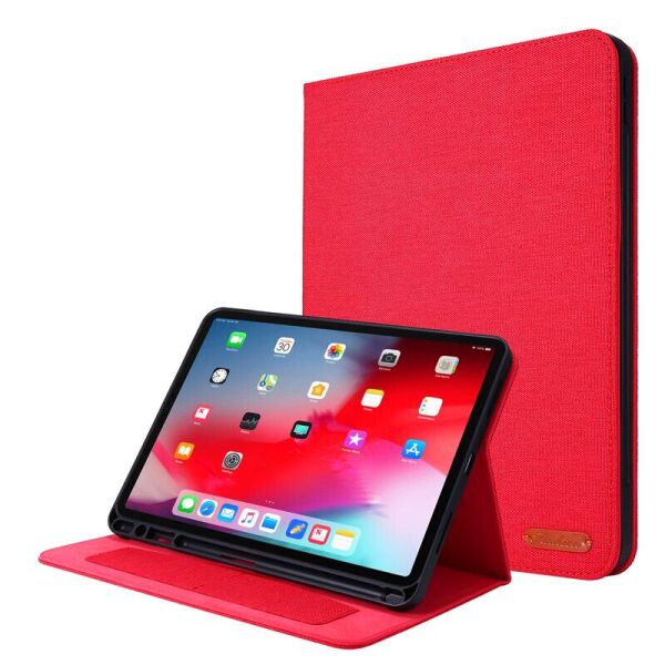 

Чехол Cloth Pattern Case для Apple iPad Pro 12.9 2018 / 2020 (Wake / Sleep) Red