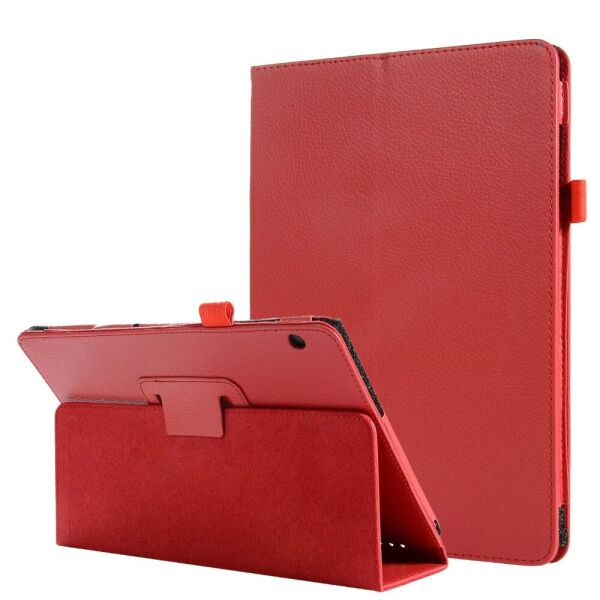 

Чехол-книжка Litchi Leather Case для Huawei MediaPad T5 10.1 (Wake / Sleep) Red