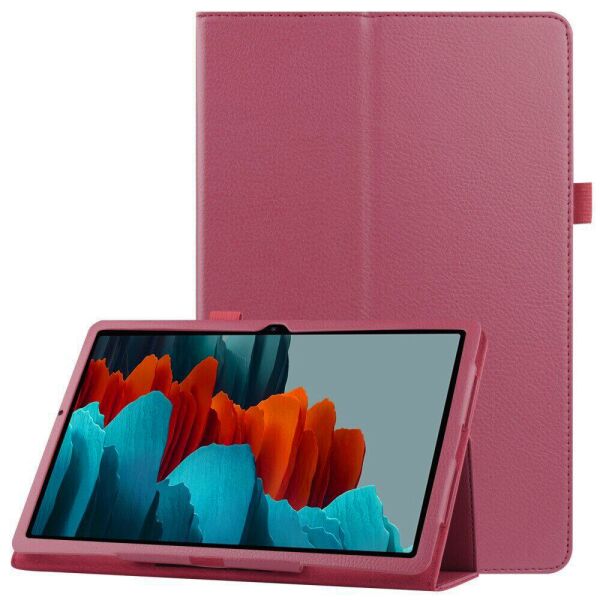 

Чехол-книжка Litchi Leather Case для Samsung Galaxy Tab S7 11.0 T870 / T875 (Wake / Sleep) Rose