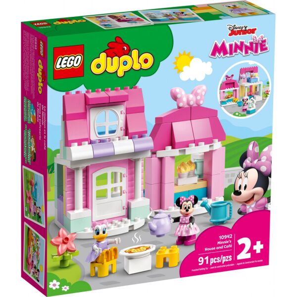 

Конструктор LEGO DUPLO Disney Дом и кафе Минни 91 деталь (10942)