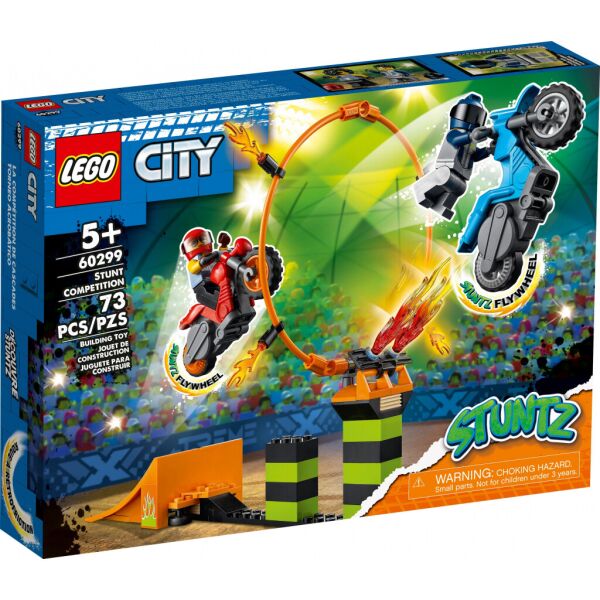 

Конструктор LEGO City Stunt Состязание трюков 73 детали (60299)