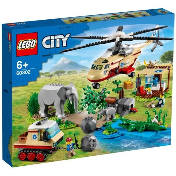 

Конструктор LEGO City Операция по спасению зверей 525 деталей (60302)