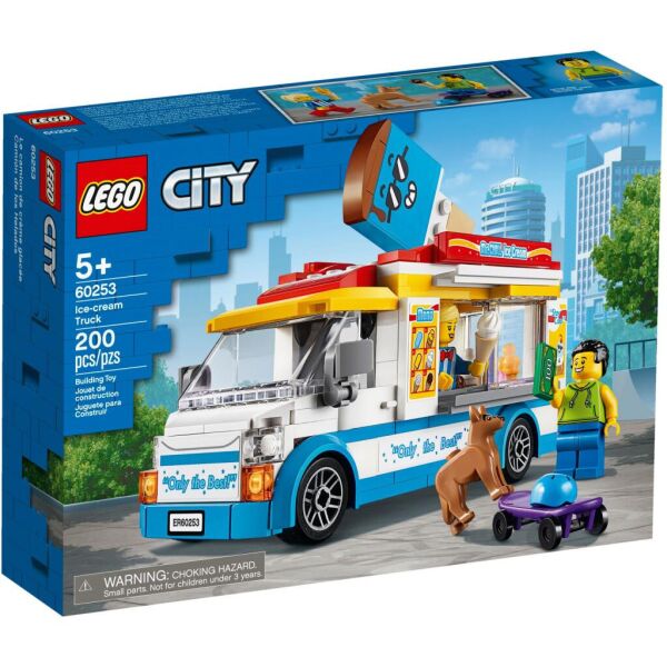 

Конструктор LEGO City Great Vehicles Грузовик мороженщика 200 деталей (60253)