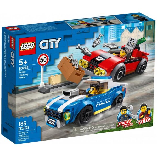

Конструктор LEGO City Police Арест на шоссе 185 деталей (60242)