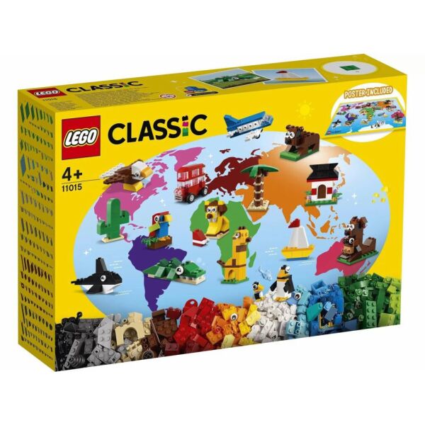 

Конструктор LEGO Classic Вокруг света 950 деталей (11015)