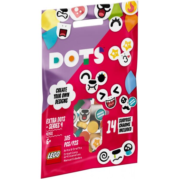 

Конструктор LEGO DOTS Дополнительные элементы Тайлы -серия 4, 105 деталей (41931)