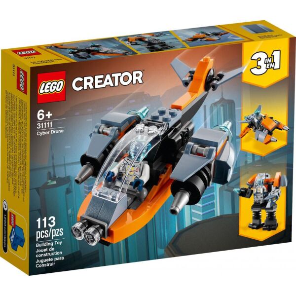 

Конструктор LEGO Creator Кибердрон 113 деталей (31111)