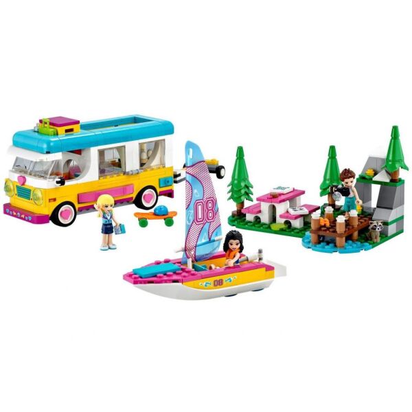 

Конструктор LEGO Friends Лесной дом на колесах и парусная лодка (41681)