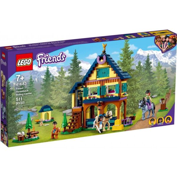 

Конструктор LEGO Friends Лесной клуб верховой езды 511 деталей (41683)