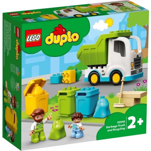 

Конструктор LEGO Duplo Мусоровоз и контейнеры для раздельного сбора мусора (10945)