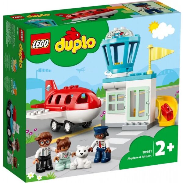 

Конструктор LEGO Duplo Самолет и аэропорт 28 деталей (10961)