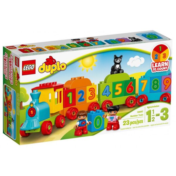 

Конструктор LEGO Duplo Поезд Считай и играй (10847)
