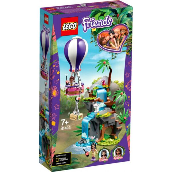 

Конструктор LEGO Friends Джунгли: спасение тигра на воздушном шаре 302 детали (41423)