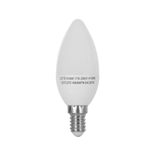 

Лампа ERGO Standard C37 E27 6W 220V Нейт.Бел. 4100K Мат. н/Дим.