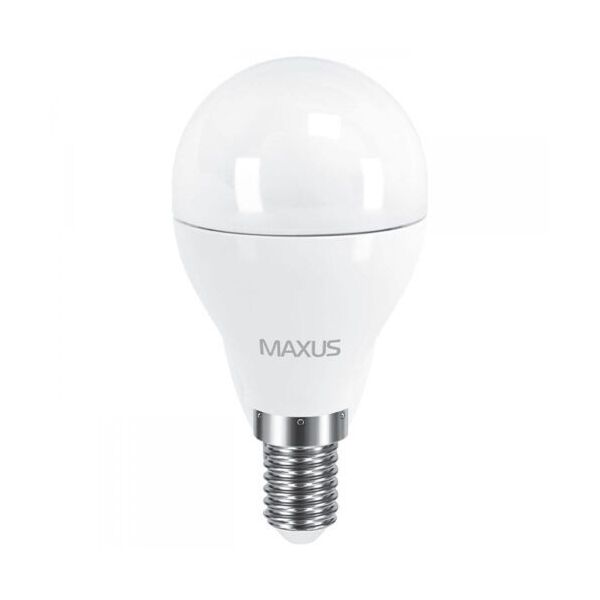 

Лампа Maxus LED G45 F 6W, 4100K (яркий свет), 220V, цоколь E14, (1-LED-544)