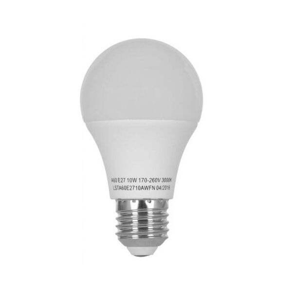 

Лампа ERGO Standard A60 E27 10W 220V Тепл.Бел. 3000K Мат. н/Дим.