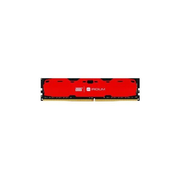 

DDR4 8Gb, 2400 MHz, Goodram Iridium Red, 15-15-15, 1.2V, с радиатором (IR-R2400D464L15S/8G)