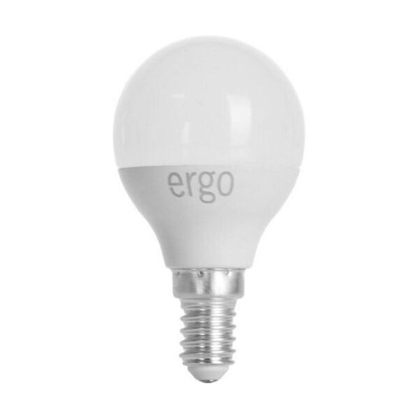 

Лампа ERGO Basic G45 E14 6W 220V Тепл.Бел. 3000K Мат. н/Дим.