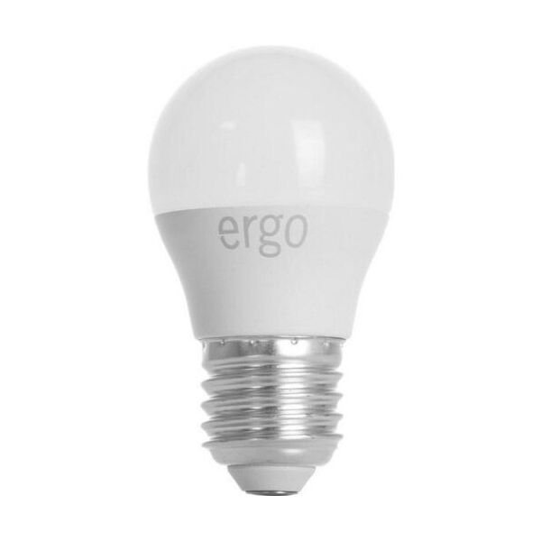 

Лампа ERGO Basic G45 E27 6W 220V Тепл.Бел. 3000K Мат. н/Дим.