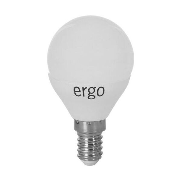 

Лампа ERGO Standard G45 E14 4W 220V Тепл.Бел. 3000K Мат. н/Дим.
