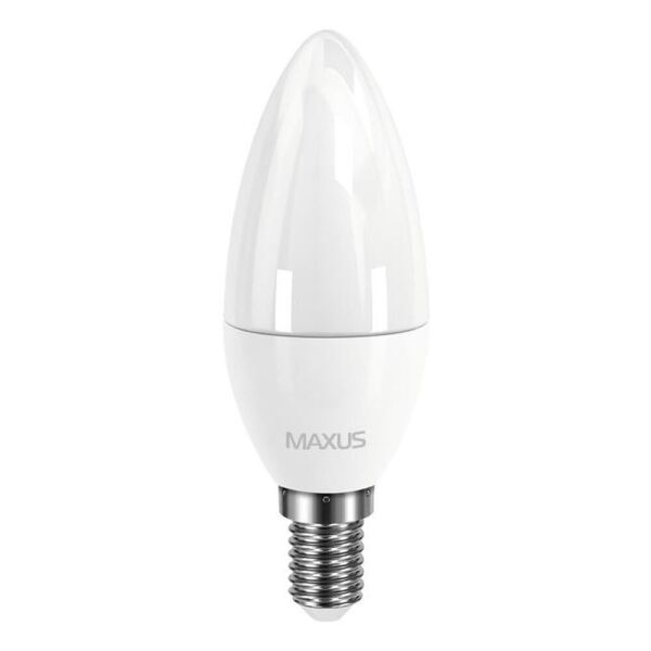 

Лампа Maxus LED C37 CL-F 4W (40Вт), 4100K (яркий свет), 220V, цоколь E14, 1-LED-5312