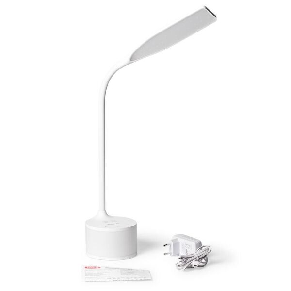 

Настольная лампа MAXUS LED DKL 8W 4100K White RGB (1-MAX-DKL-001-03)