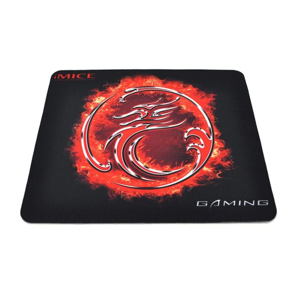 

Коврик iMICE PD-33 тканевый с боковой прошивкой, 300x250x3мм, Black-red, Color Box