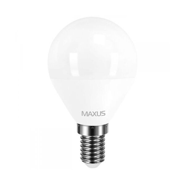 

Лампа Maxus LED G45 F 4W, 4100K (яркий свет), 220V, цоколь E14, (1-LED-5412)