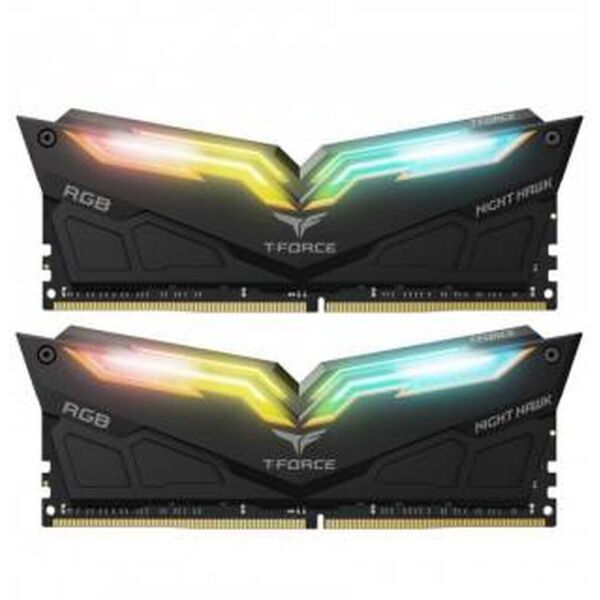 

DDR4 8Gb x 2 (16Gb Kit) 3200 MHz Team T-Force Night Hawk Black RGB (TF1D416G3200HC16CDC01)