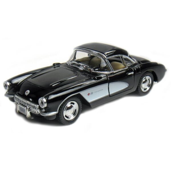 

Машинка Chevrolet Corvette 1957 Kinsmart KT5316W инерционная, 1:34 (Черный)