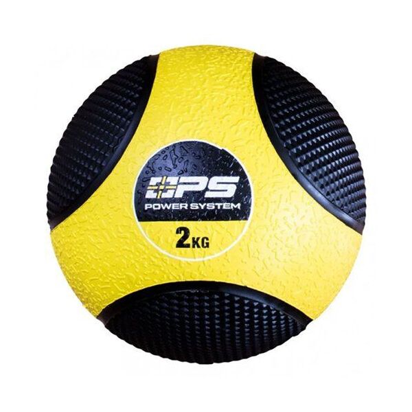 

Медбол Medicine Ball 2кг Желто-черный (56289002)