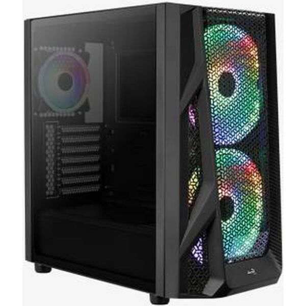 

Корпус Aerocool AirHawk Duo ARGB Tempered Glass (AirHawk Duo-G-BK-v1) Black без БП