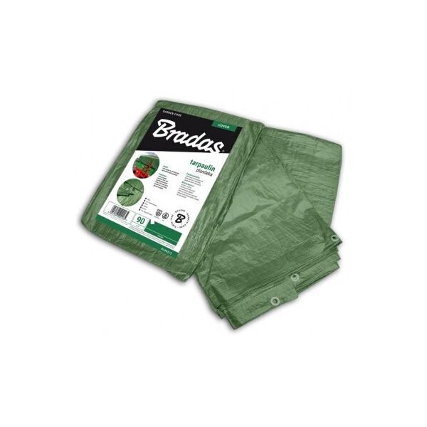 

Тент Bradas водонепроницаемый Green 90 г/м размер 5 х 8м 018483