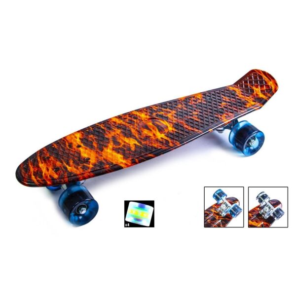 

Penny Board "Fire" Светящиеся колеса