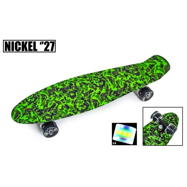 

Пенниборд Penny Board Nickel 27" "Military"Светящиеся колеса
