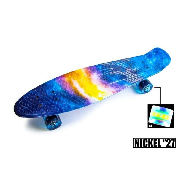 

Пенниборд Penny Board Nickel 27" "Universe". Светящиеся колеса