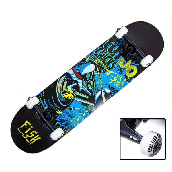 

СкейтБорд деревянный от Fish Skateboard "Turbo"