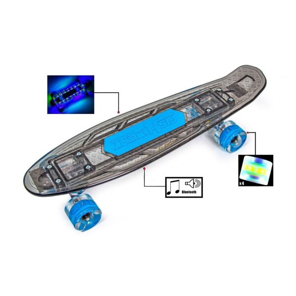 

ПеннибордPenny "Fish Skateboard Original" Black Музыкальная и светящаяся