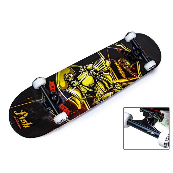 

СкейтБорд деревянный от Fish Skateboard Рыцарь