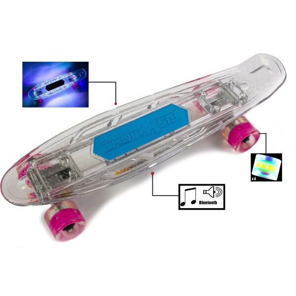

Пенниборд Penny "Fish Skateboard Original" Музыкальная и светящаяся дека!