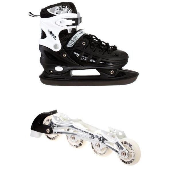 

Ролики-коньки Scale Sport. Black (2в1), размер 29-33