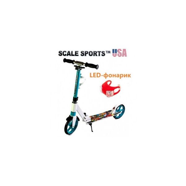 

Детский самокат Scale Sports SS-15 двухколесный 200 мм Tiffany