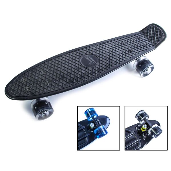 

Пенниборд Penny Board. Black. Светящиеся колеса.